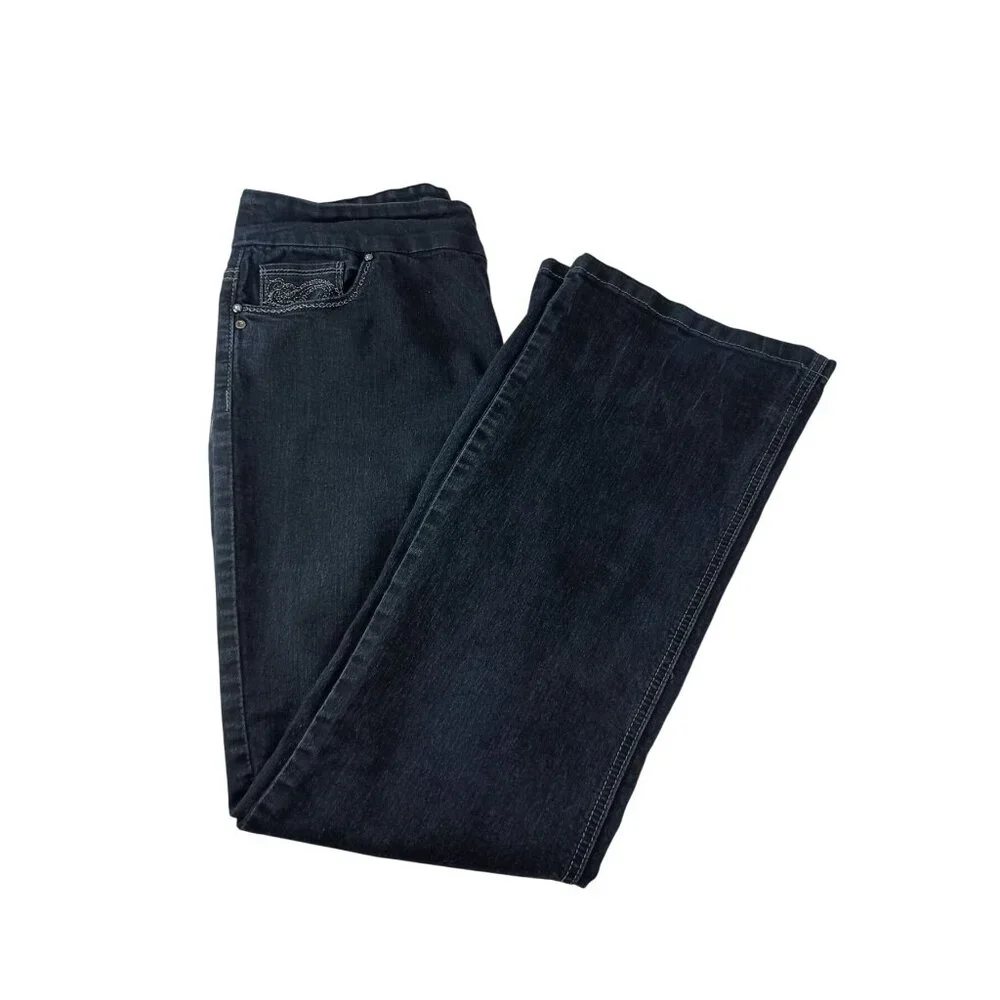 Reitmans Jeans Black Women's Sz. 11 - Picture 4 of 7
